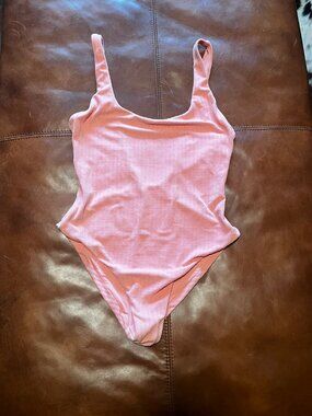 Onia Rachel Towel Terry One-Piece Swimsuit | Medium | Light Pink